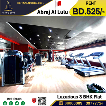 Sanabis, Apartments, Flats, Houses & Villas, BHD 525/month,  3 BR,  High Luxurious 3 BHK Apartment In Abraj Lulu - Silver Towner