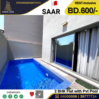 Saar, Villas, BHD 600,  Furnished,  Fully Furnished Luxury Apartment With Private Swimming Pool
