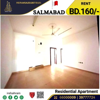 Salmabad, Apartments, Flats, Houses & Villas, BHD 160/month,  2 BR,  Residential 2 BHK Flat For Rent In Salmabad