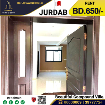 Sanad, Villas, BHD 650,  Semi Furnished Compound Villa For Rent In Jurdab