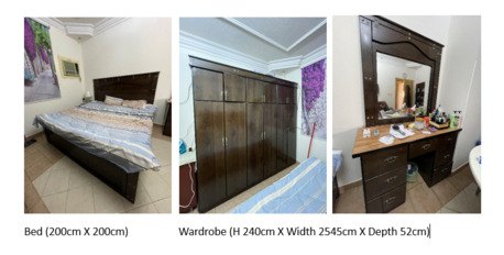 Al Malaz, Furniture, SAR 1575,  Wardrobe, Kitchen Cabinet, Bedroom Set Including Wardrobe, 7 Seater Sofa, Bookshelf