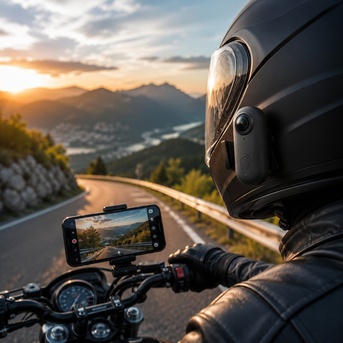 Paris, Business, Cam&eacute;ra Eyes Pro Mini Cam&eacute;ra 4K Pour Moto Et Voyage