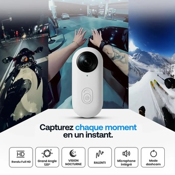 Paris, Business, Cam&eacute;ra Eyes Pro Mini Cam&eacute;ra 4K Pour Moto Et Voyage