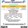 Environmental Engineer ( Offshore Experience)