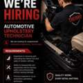 We Are Hiring Car Upholstery Technician