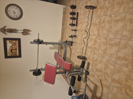 Al Ghadir, Sporting Goods, SAR 1300,  All In One Bench Press In A Perfect Condition Rearely Used, Available Weights