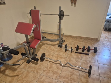 Al Ghadir, Sporting Goods, SAR 1300,  All In One Bench Press In A Perfect Condition Rearely Used, Available Weights