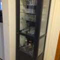 BHD 65,  Glass Display Cabinet With Glassware & Bar Accessories For Sale