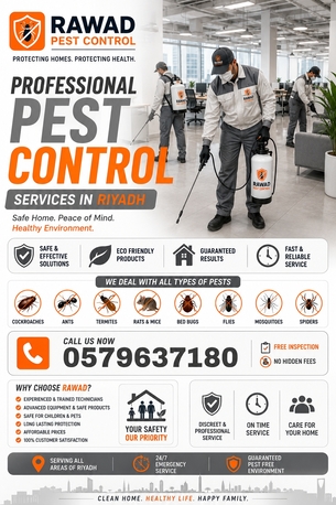 Al Malaz, Pest Control, 🛡️ Pests Out, Peace In! 🏠✨ Safe, Effective & Reliable Pest Control Across Riyadh. 🚫🐜