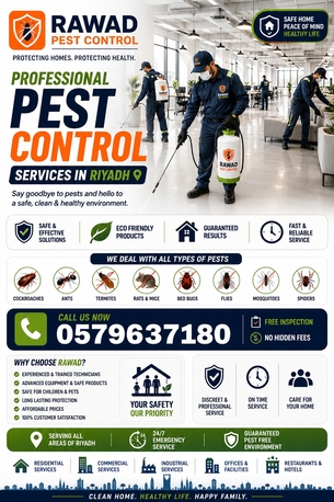 Riyadh, Pest Control, 🌟 RAWAD PEST CONTROL – SAFE HOME 🏠 | PEACE OF MIND 😊 | HEALTHY LIFE 🌿 🌟