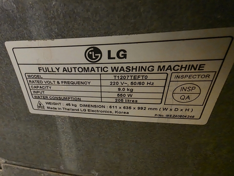 Al Yarmouk, Electronics, SAR 650,  LG Top Loader Washing Machine
