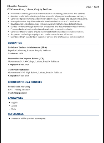 Al Aziziyah, Job Seekers, Management And Marketing