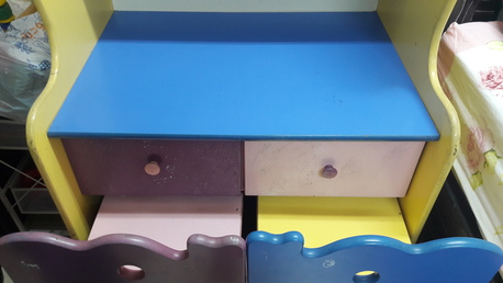 Khobar, Furniture, SAR 400,  Study Table With 2 Drawers And 2 Chairs