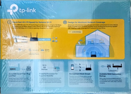 Yanbu, Electronics, SAR 120,  TP-Link TL-MR6400 4G LTE Wi-Fi Router