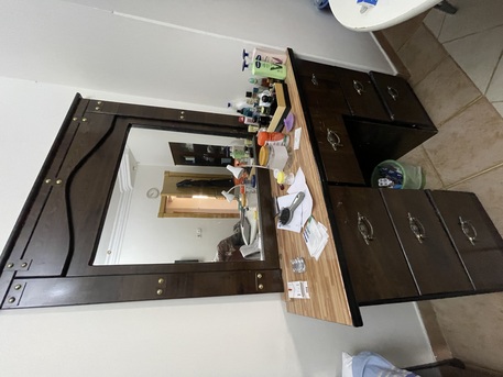 Al Malaz, Furniture, SAR 500,  Bedroom Set (cot Frame + Bed + Wardrobe/almirah + Dressing Table)