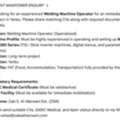 Urgent: Welding Machine Operator (Miller Maxstar 280) - Long Term - Yanbu