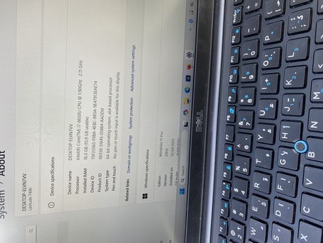 Riyadh, Computers, SAR 890,  Dell I7-8th-16GB Ram-Model-Latitude 7490,Final 890sr