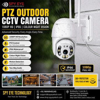 New Delhi, Electronics, INR 2249,  Trusted Spy Camera Dealers In Patel Chowk For Advanced PTZ CCTV Cameras