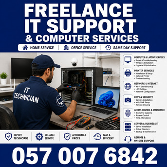 Olaya, Computer, ✅✅✅ FREELANCE IT SUPPORT RIYADH – ✅ 057 007 6842 ✅✅✅