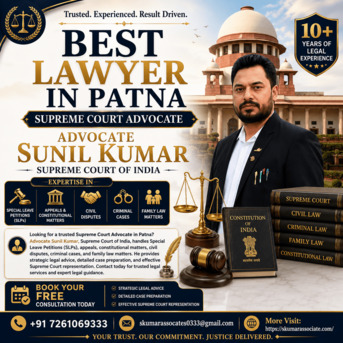 Mumbai, Legal, Best Lawyer In Patna For Civil, Criminal, Property & Family Cases | Advocate Sunil Kumar