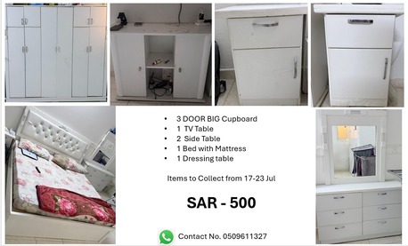 Riyadh, Household Items, SAR 2700,  Household Items For Sale