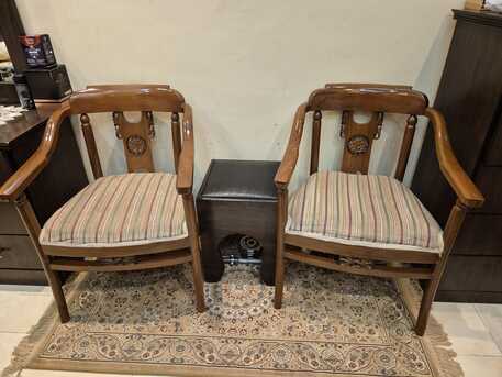 Jeddah, Furniture, SAR 700,  Antique Iraqi-style Traditional Wooden Sofa Set (Teakwood) - 3 Pcs