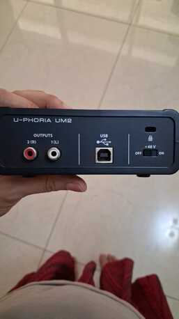 Tubli, Electronics, BHD 25,  For Sale: Behringer U-Phoria UM2 USB Audio Interface-Sound Recording