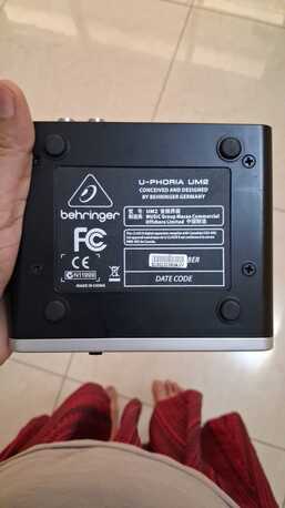 Tubli, Electronics, BHD 25,  For Sale: Behringer U-Phoria UM2 USB Audio Interface-Sound Recording