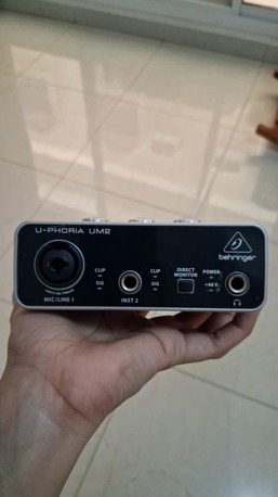 Tubli, Electronics, BHD 25,  For Sale: Behringer U-Phoria UM2 USB Audio Interface-Sound Recording