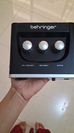 Tubli, Electronics, BHD 25,  For Sale: Behringer U-Phoria UM2 USB Audio Interface-Sound Recording