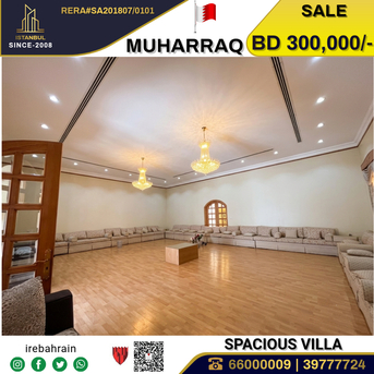 Muharraq, Real Estate For Sale, BHD 300000,  6 BR,  Spacious Villa For Sale In Muharraq