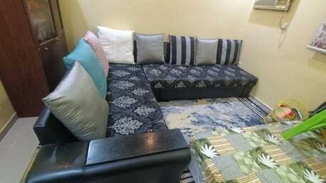 Jeddah, Furniture, SAR 300,  Black Color 8 Seater Sofa For Sale