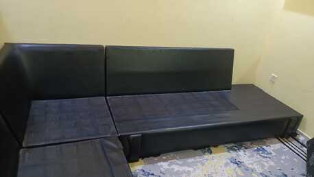 Jeddah, Furniture, SAR 300,  Black Color 8 Seater Sofa For Sale