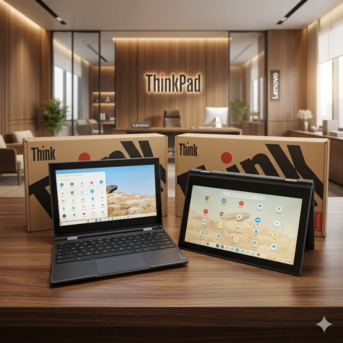 East Riffa, Computers, BHD 25,  LENOVO Touch 2 In 1 Chromebook + Tablet 12" HD Touch Display 360* Rotatable With PlayStore