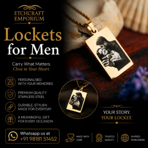 New Delhi, Business, Premium Locket For Men &ndash; Elegant Jewellery Collection