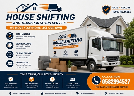 Khobar, Labor/Moving, Safe & Fast House & Office Shifting | Furniture Moving Transportation Service | 0582994527