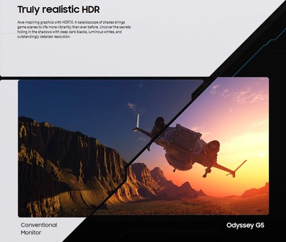 Riyadh, Computers, SAR 680,  Gaming Monitor Curved - Samsung Odyssey G5 32&rdquo;  (QHD, 144Hz, 1ms)