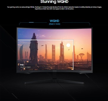 Riyadh, Computers, SAR 680,  Gaming Monitor Curved - Samsung Odyssey G5 32&rdquo;  (QHD, 144Hz, 1ms)