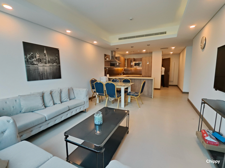 Busaiteen, Apartments, Flats, Houses & Villas, BHD 550/month,  2 BR,  Furnished 2BR Sea View Apt | Bills Included | RCSI & King Hamad Hospital | Busaiteen