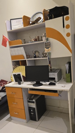 Khobar, Furniture, SAR 600,  Single Bed, Wardrobe And Study Table