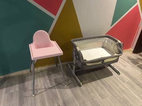 Jeddah, Baby & Kid Stuff, SAR 300,  Baby Bed, High Chair And Safety Gate