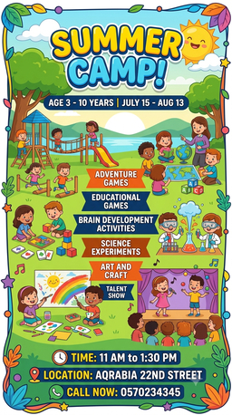 Khobar, Lessons Wanted, Summer Camp