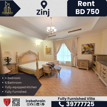 Zinj, Villas, BHD 750,  Furnished,  Fully Furnished Villa For Rent &ndash; Zinj | BD 750/- (Without EWA)
