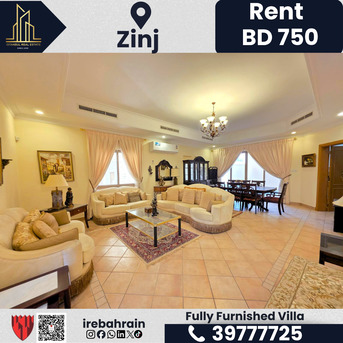 Zinj, Villas, BHD 750,  Furnished,  Fully Furnished Villa For Rent &ndash; Zinj | BD 750/- (Without EWA)