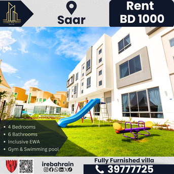 Saar, Villas, BHD 1000,  Furnished,  Fully Furnished Villa For Rent &ndash; Saar | BD 1,000/- (Inclusive Of EWA)