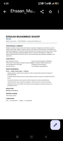 Riyadh, Job Seekers, Car Driver