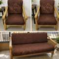 SAR 100,  3 Piece Sofa ,with Good Woooden Frame And Cudhion
