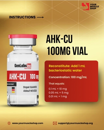 ahk-cu 100mg Buy | 99%+ Purity, COA Skin Rejuvenation Peptide - Order