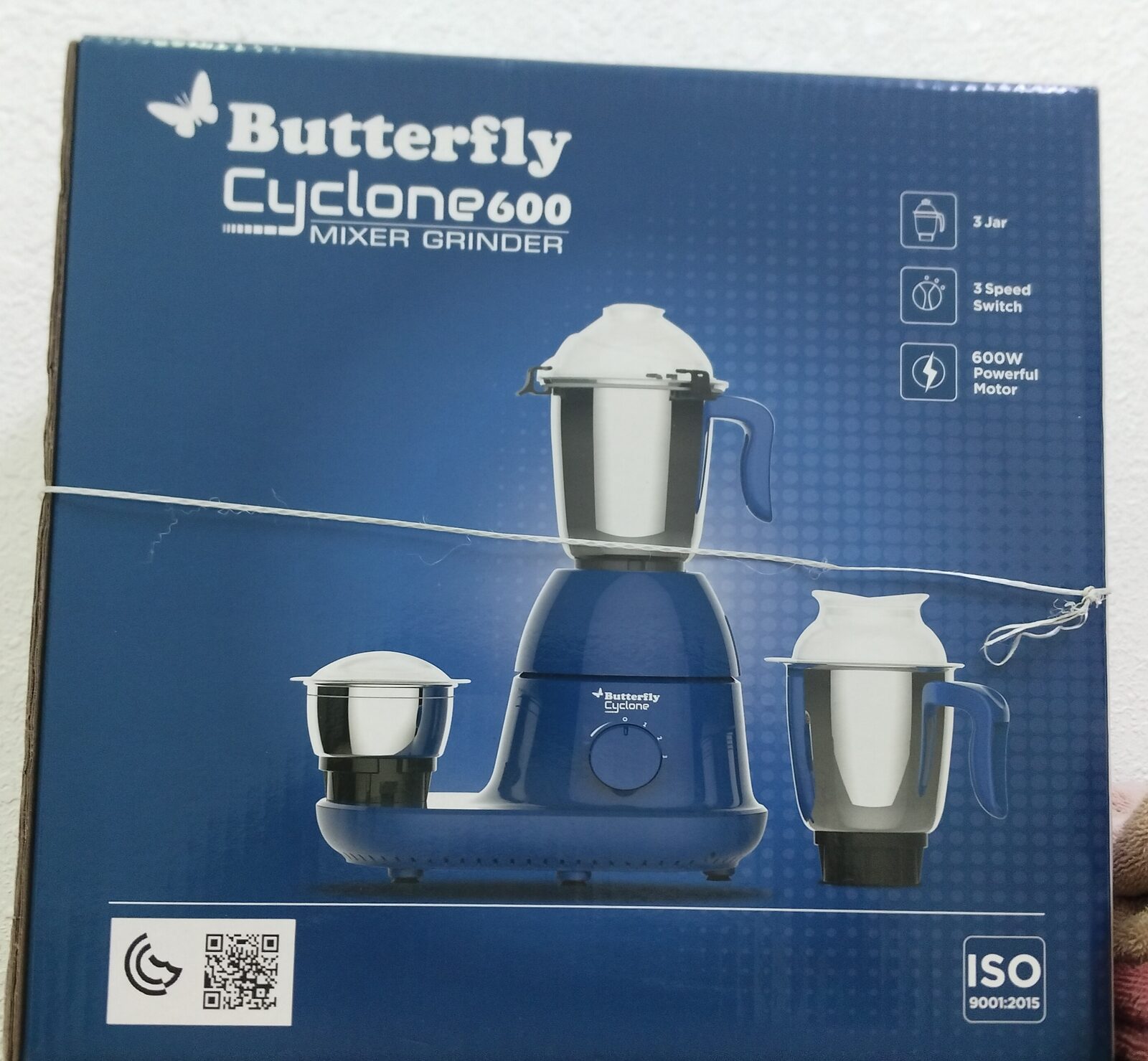 Jubail, Electronics, SAR 180,  Butterfly Cyclone 600 W Mixer Grinder-Blue