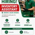 Job Opportunity : Inventory Assistant In Jeddah